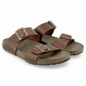 Haflinger ANDREA UNLINED Sandaler Dame Brune | 195-FRPILK