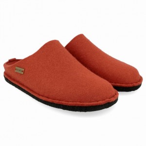 Haflinger SOFT Tøfler Dame Oransje | 514-XUKIQS