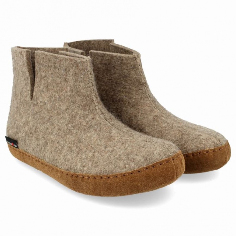 Haflinger EMILS Støvler Dame Beige | 132-VMKRFZ